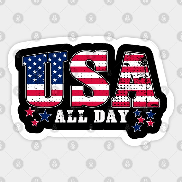 USA Sticker by MeroniDesign